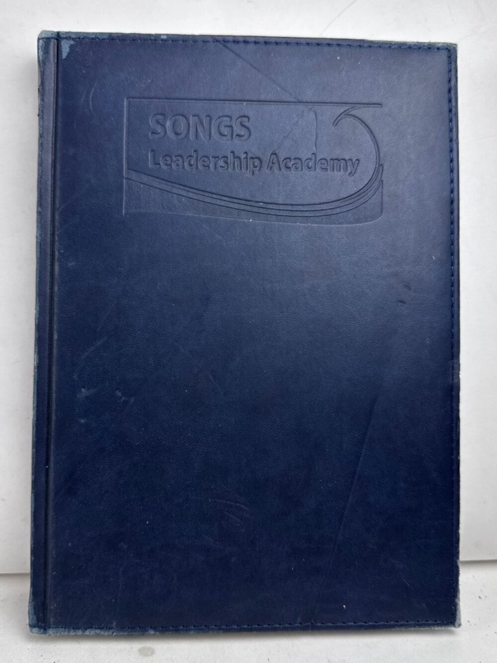 JournalBooks SONGS Leadership Academy Blue Notebook Journal Spine Damage 7x9.5"